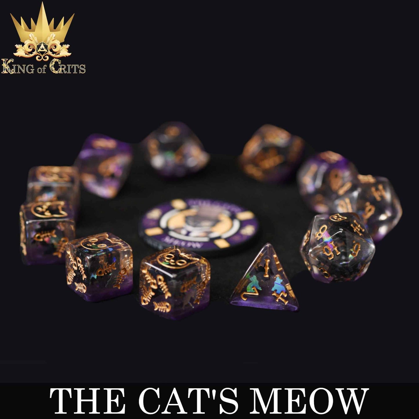 š¼ The Catās Meow - 11 Dice Set