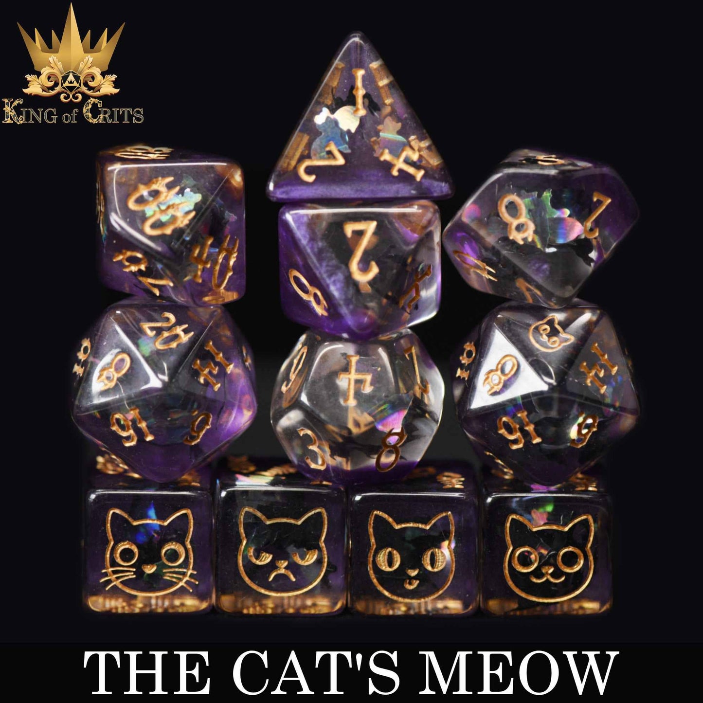 š¼ The Catās Meow - 11 Dice Set