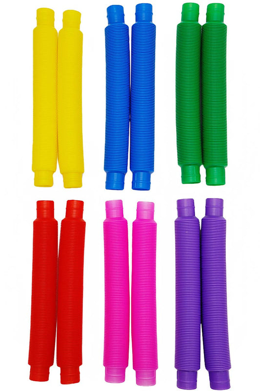 Large Pop Snap Stretch Accordion Tube Toy