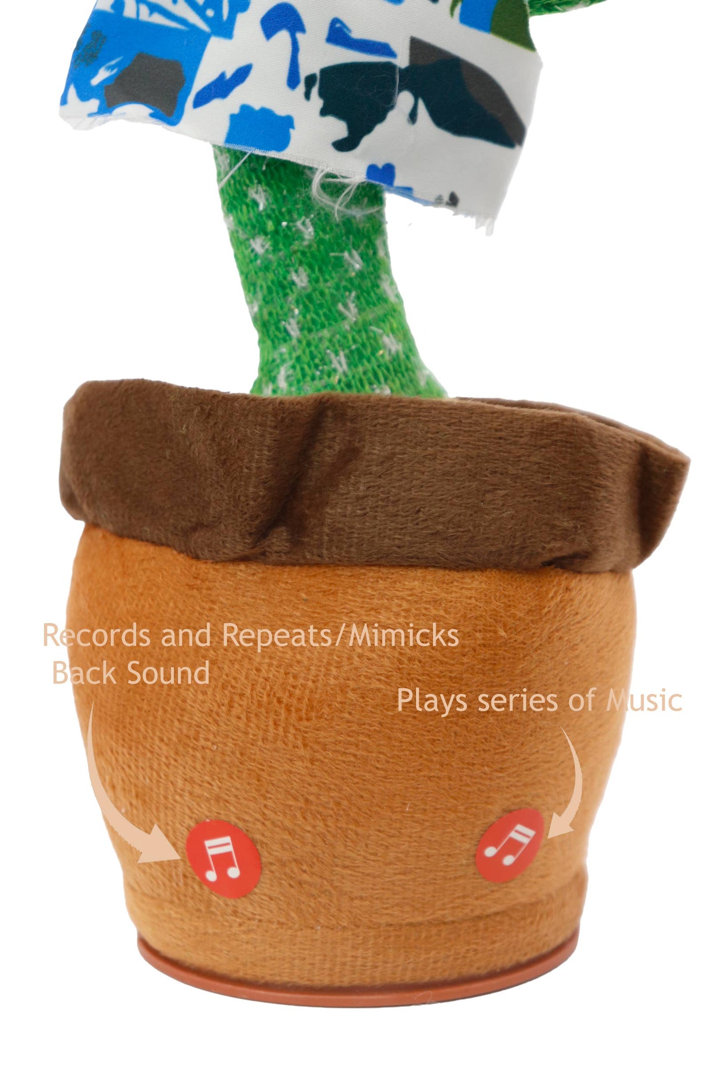 Fiesta Sombrero Cactus Sound Mimicking Dancing Toy