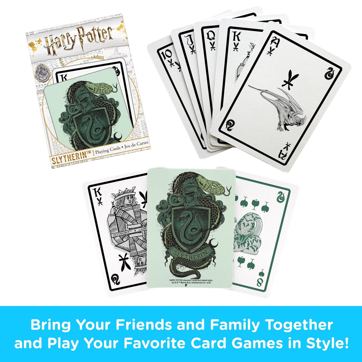 Harry Potter Slytherin Playing Cards