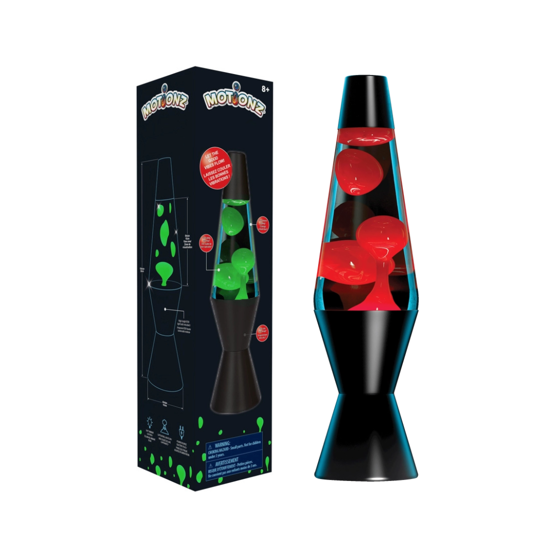 Lava Lamp (Red/Blue/Green) (14.5" Tall)