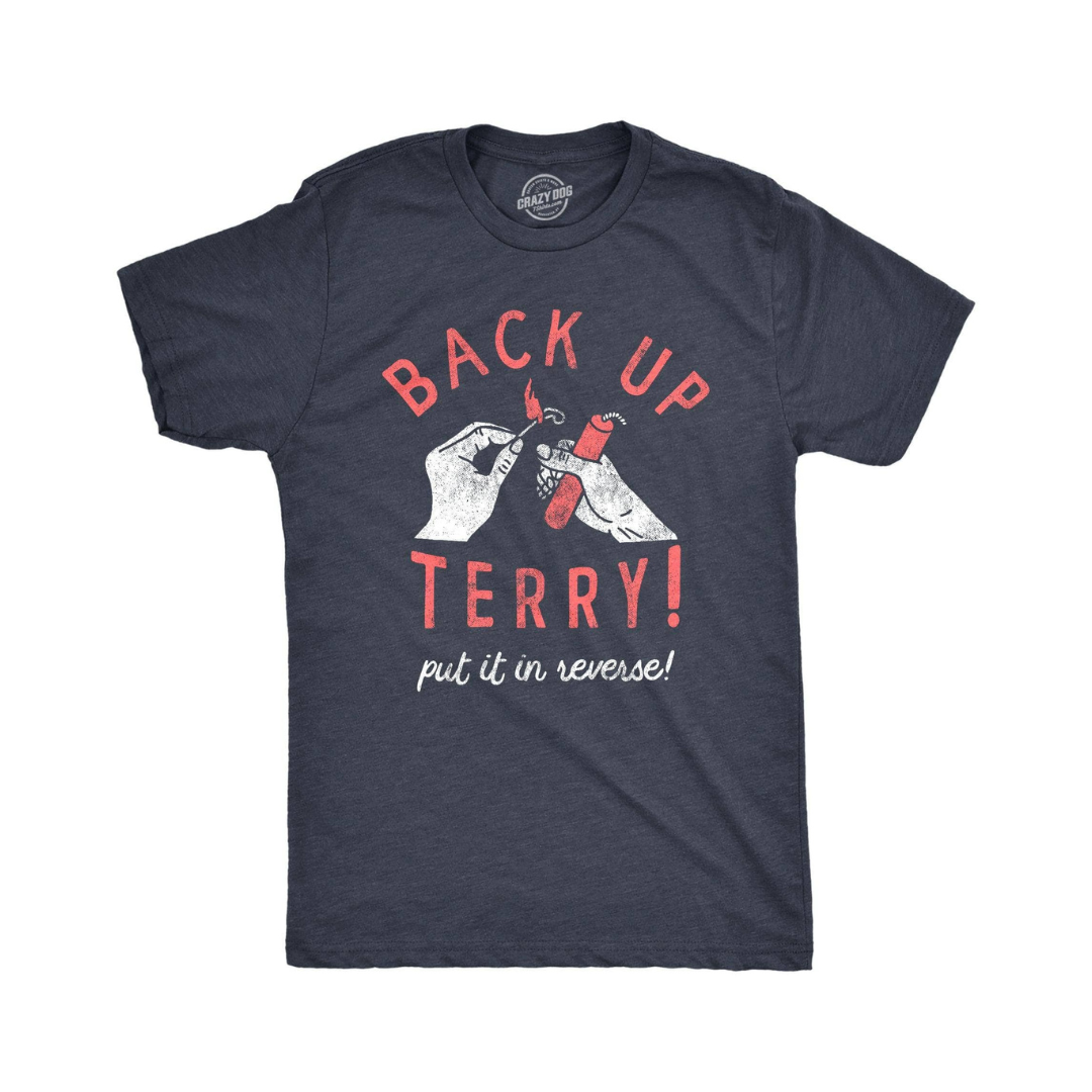 Back Up Terry Put It In Reverse Fourth of July Graphic Tee