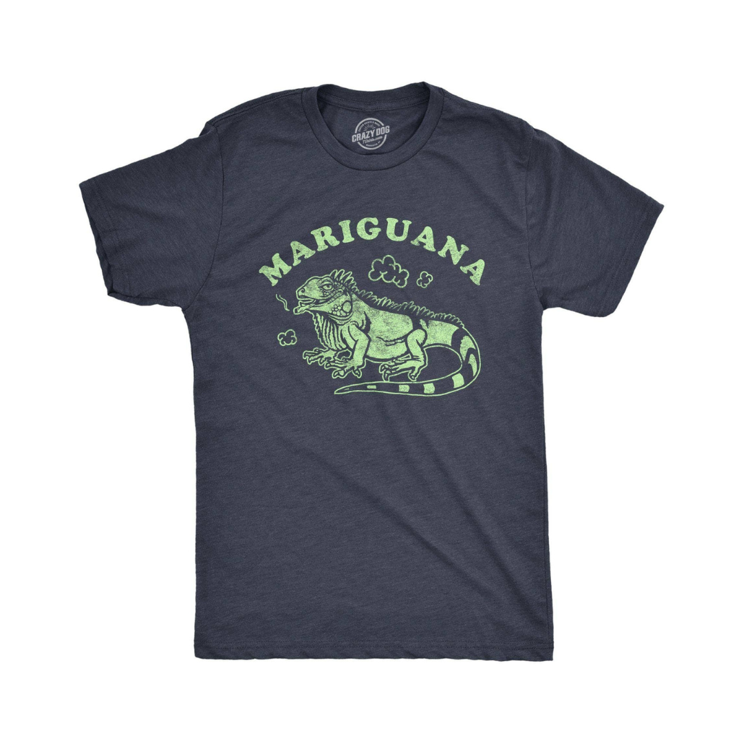 Mariguana Men’s 420 Western Graphic T-Shirt – Funny Weed Cowboy Tee