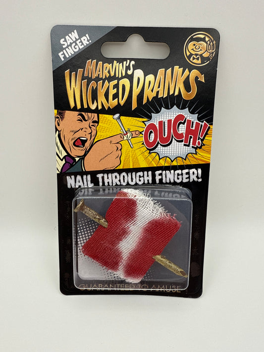 🔨 Magic Nail Through Finger