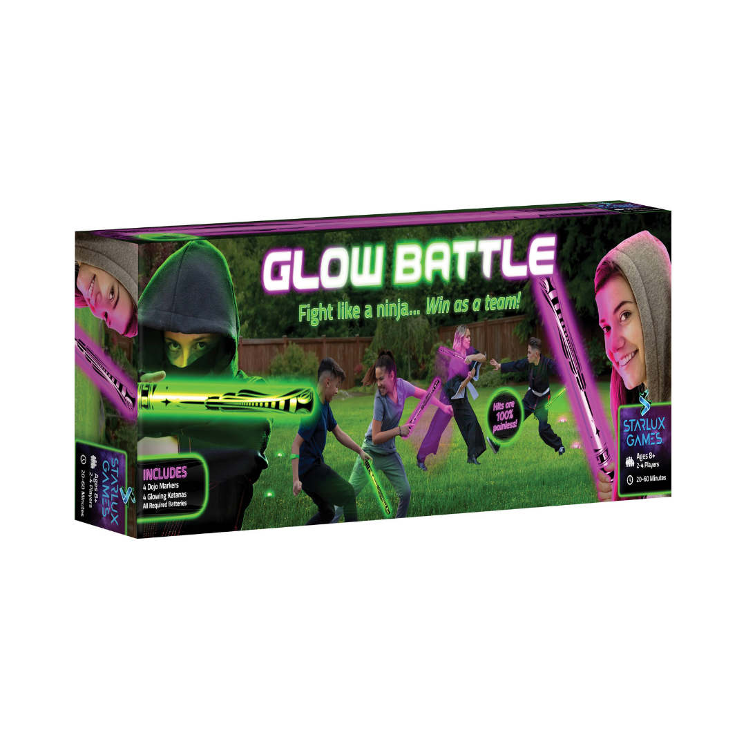 Glow Battle: Glow in the Dark Game and Ninja Kids Toys