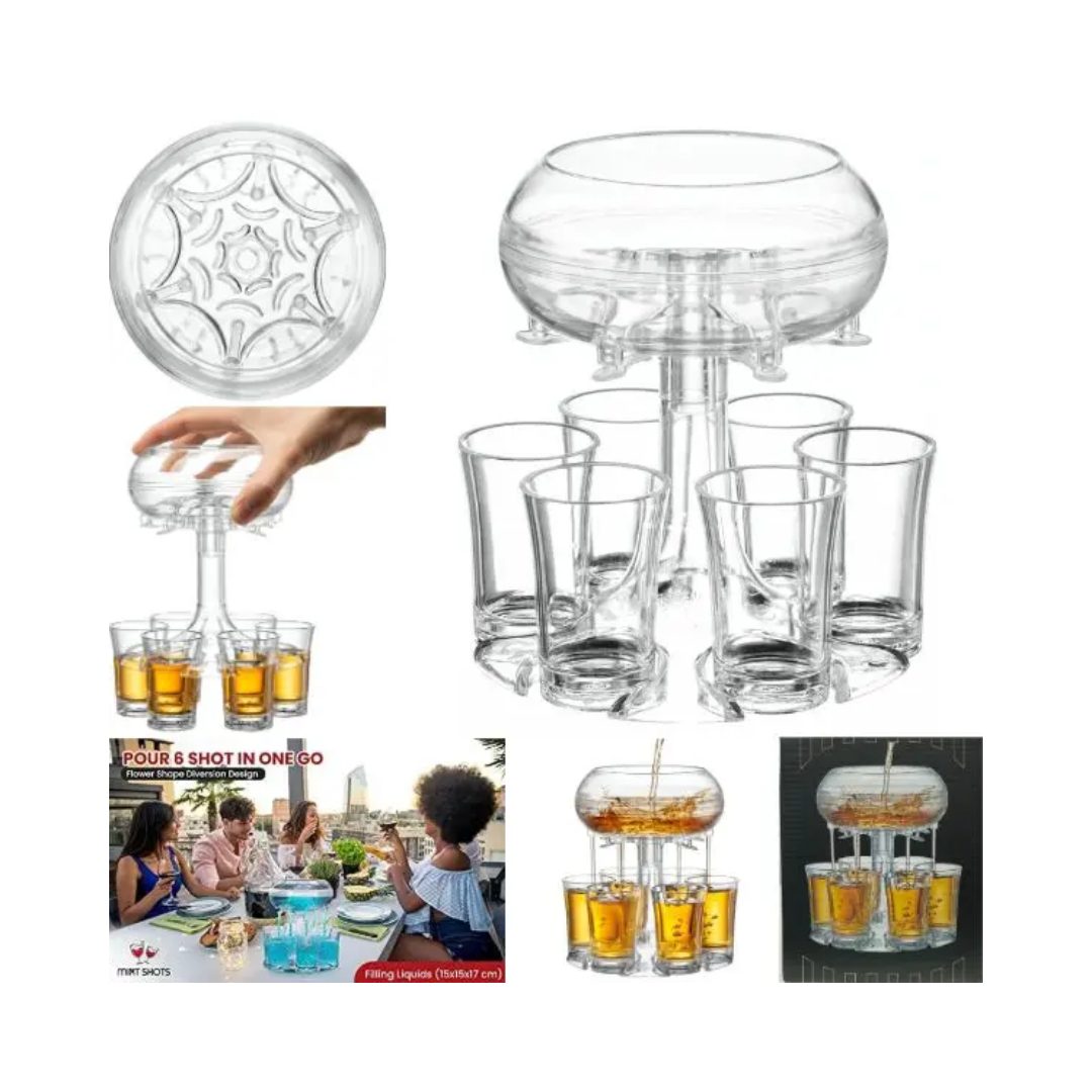 Mixt Shots Barware Set - Clear Acrylic