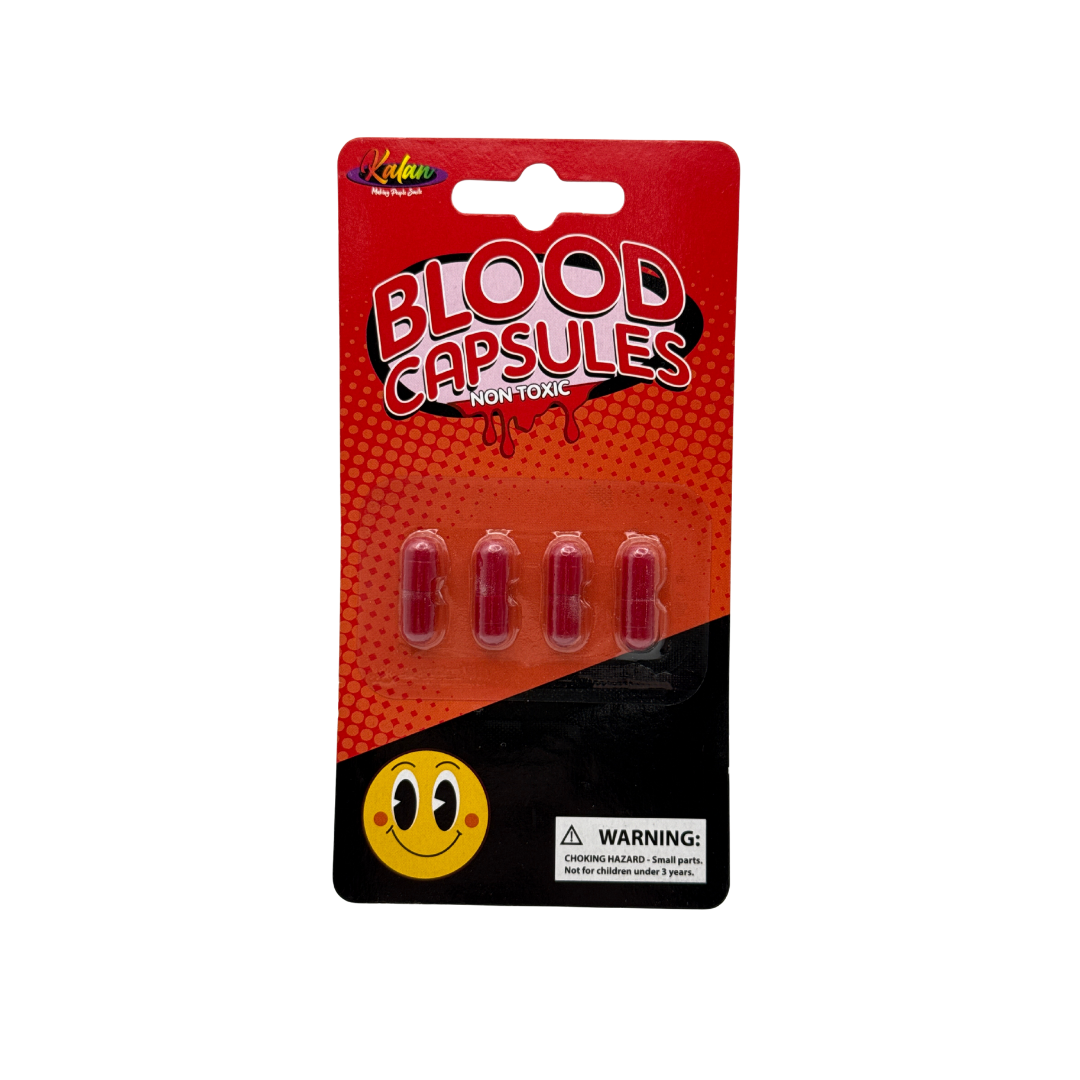 🩸 Fake Blood Capsules – 4-Pack