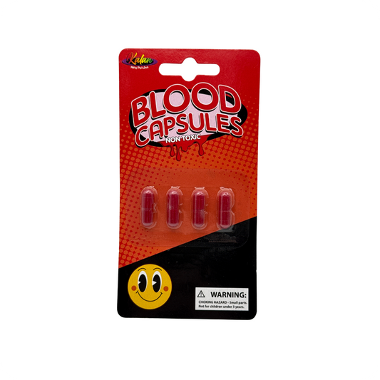 🩸 Fake Blood Capsules – 4-Pack