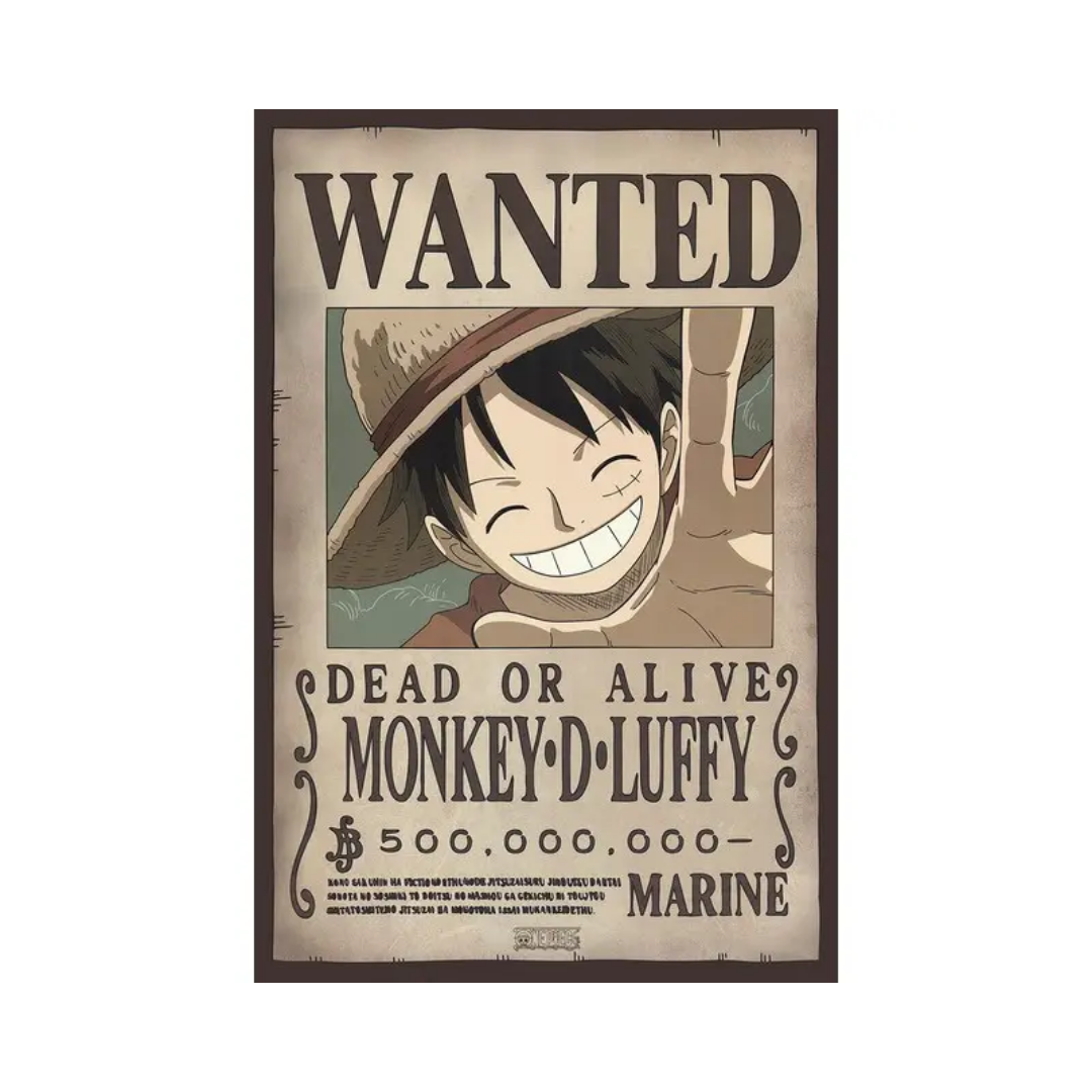 🏴☠️ WANTED: Monkey D. Luffy – Dead or Alive!