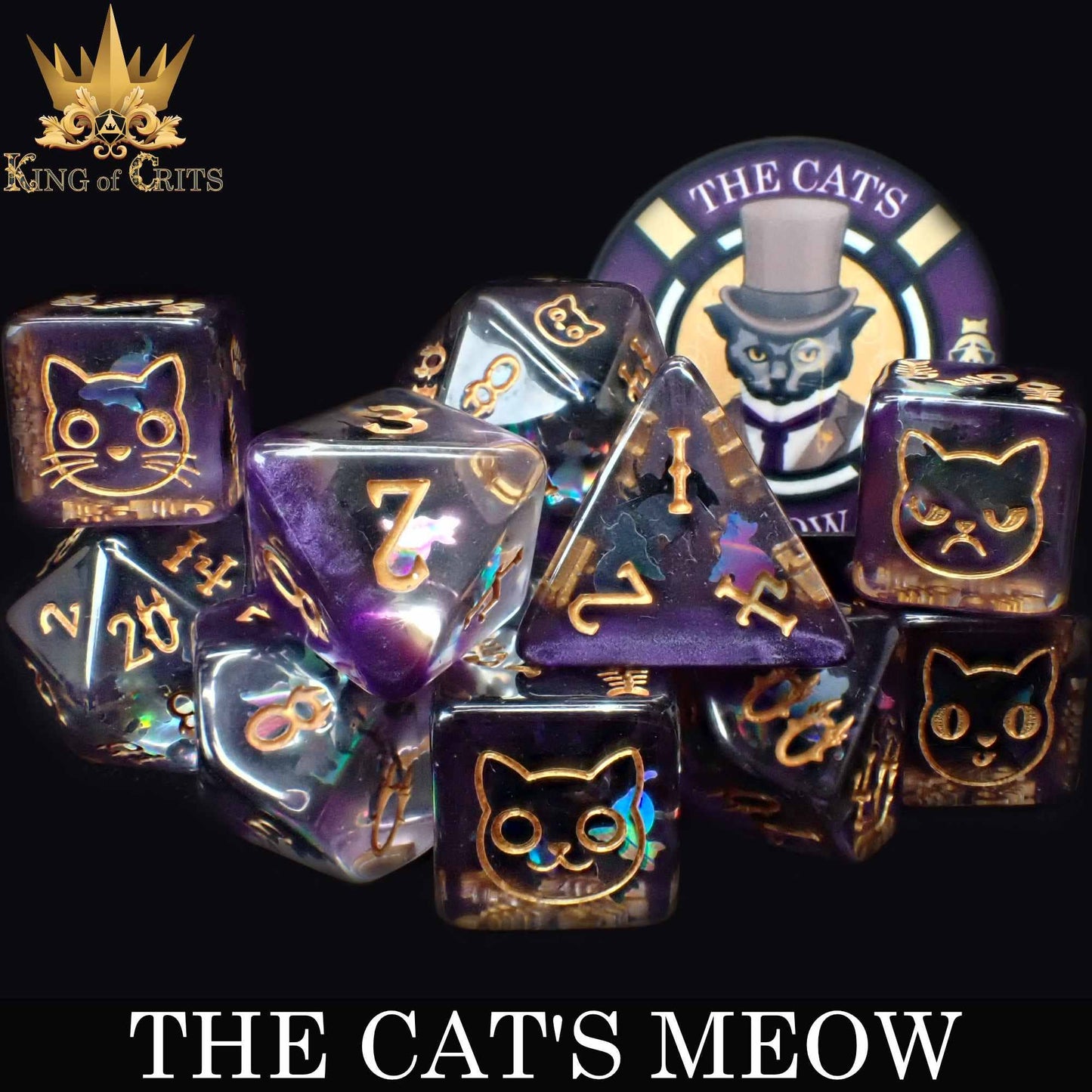 š¼ The Catās Meow - 11 Dice Set