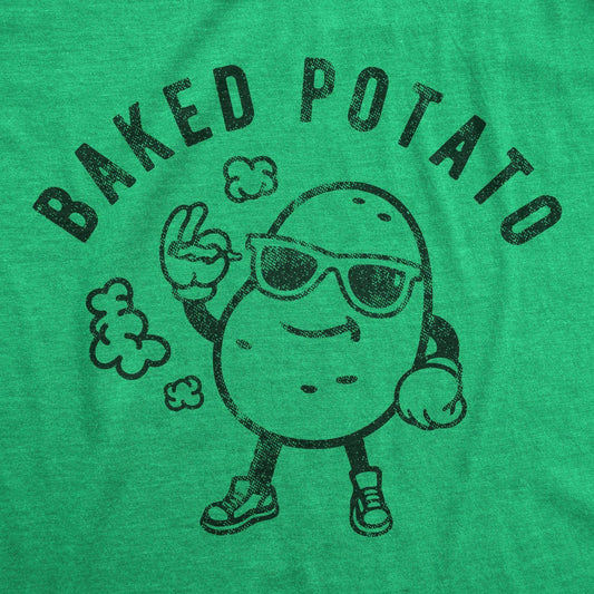 Baked Potato 420 Men’s Graphic T-Shirt – Funny Cannabis Munchies Meme Tee
