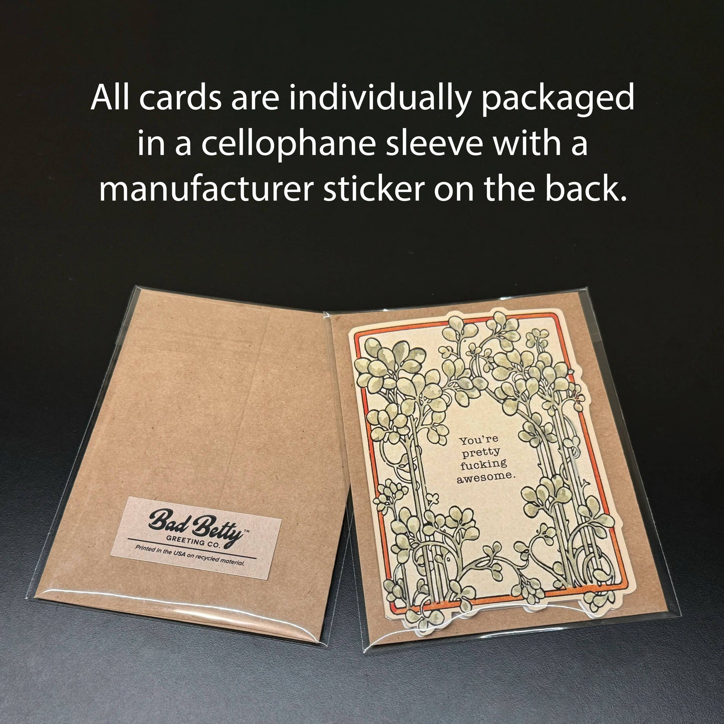 💐 Eat Shit – Vintage-Inspired Insult Greeting Card