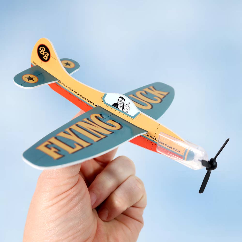 🛩️ Novelty “Flying F*ck” Foam Glider – The Gift No One Saw Coming