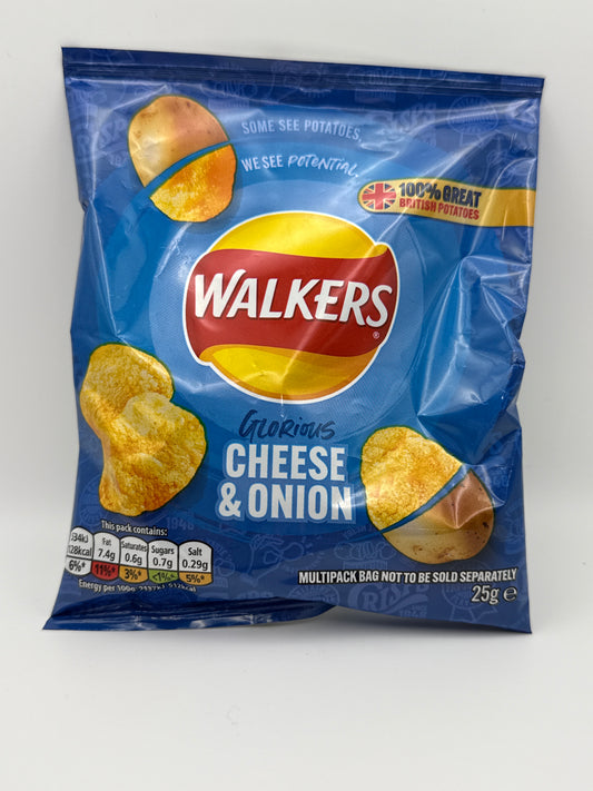 🇬🇧 Walkers Cheese & Onion – British Classic, Full Send Flavor 🧀🧅