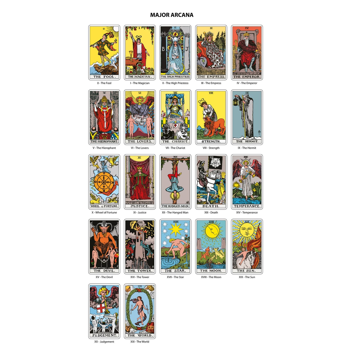 The Original Tarot Cards Deck – 78 Cards