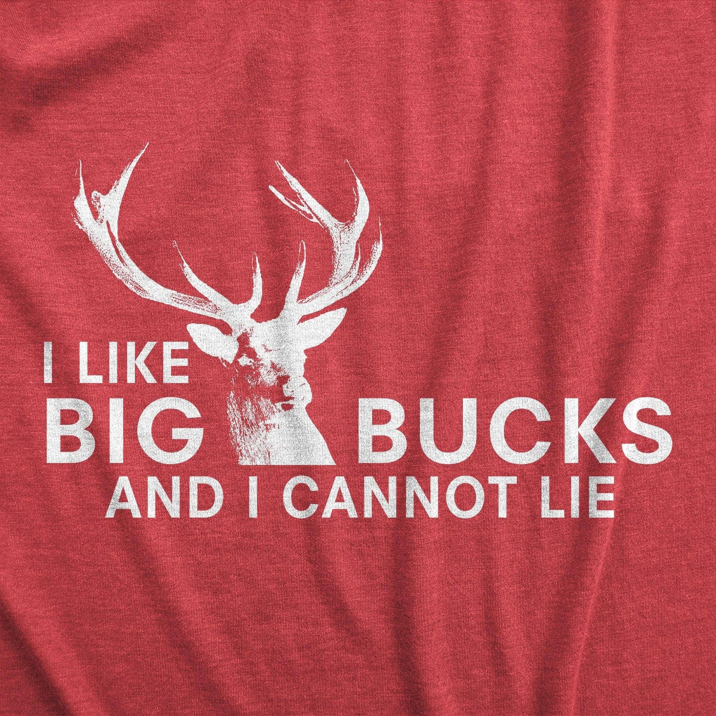I Like Big Bucks and I Cannot Lie Funny Hunting Men’s T-Shirt – Deer Graphic Tee