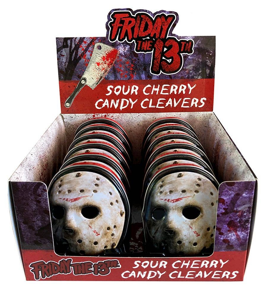 Sour Cherry Candy Cleaver - Friday The 13th, Jason Mask