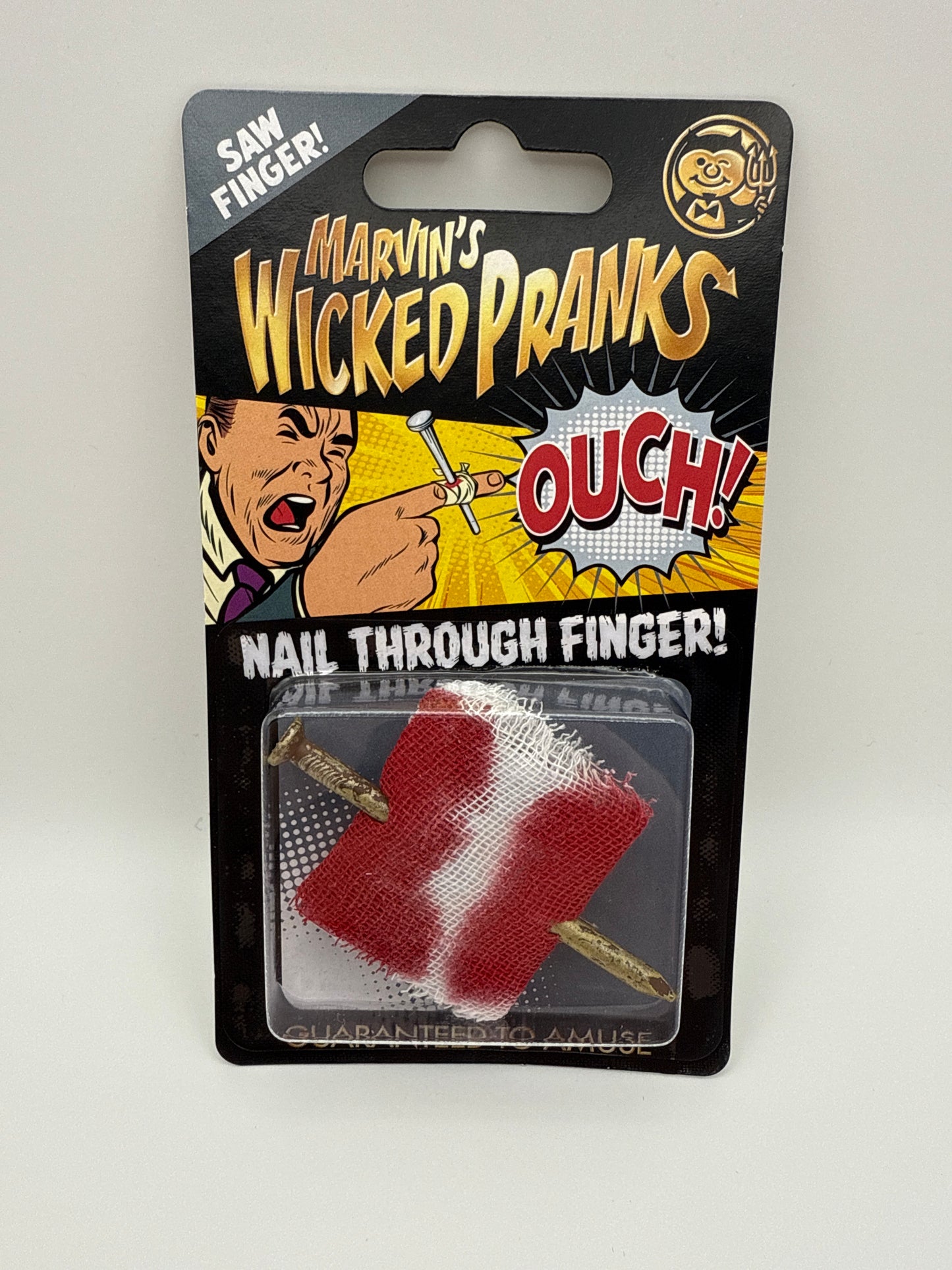 🔨 Magic Nail Through Finger