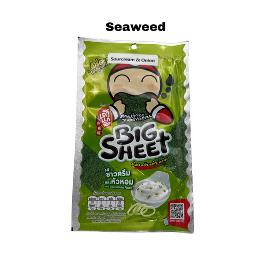 🌊 8 Flavors - Big Sheet Roasted Seaweed Snacks