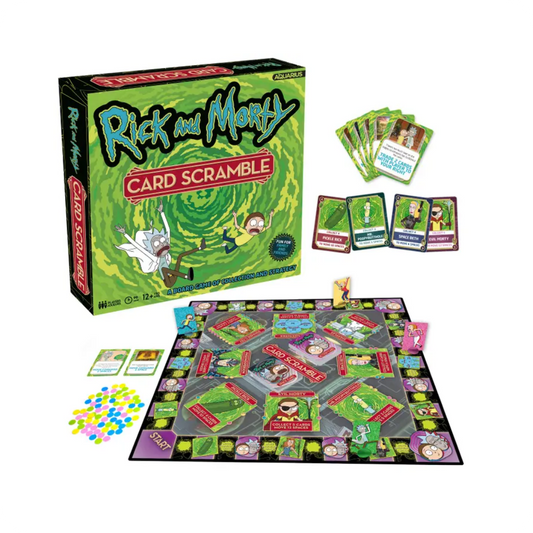 Rick & Morty Card Scramble Board Game