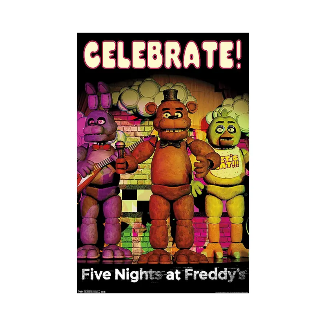 🎉 Five Nights at Freddy's – Celebrate! Poster (24x36)