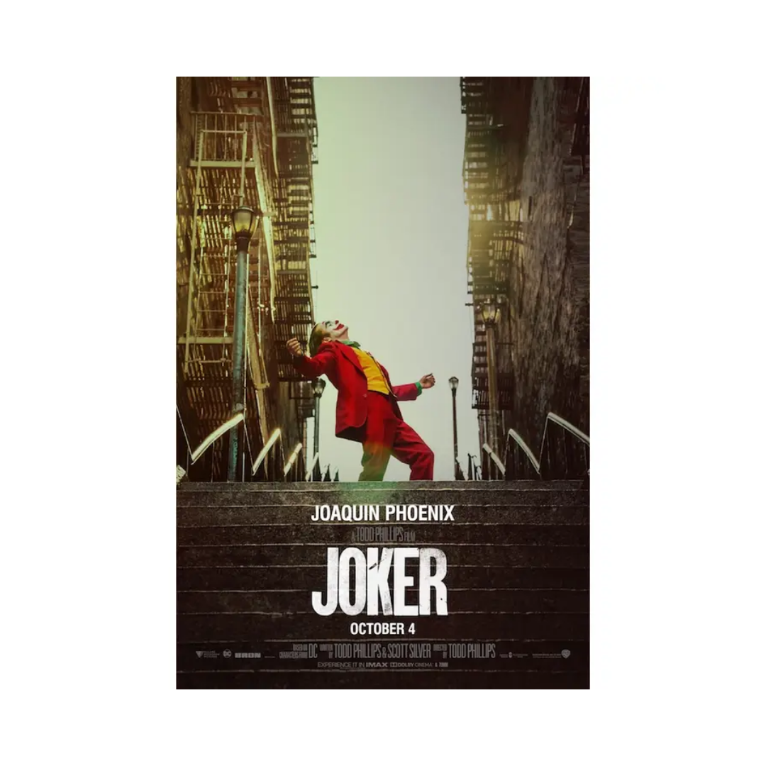 🃏 Joker Stairs Poster – Joaquin Phoenix 2019