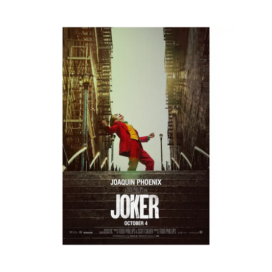 🃏 Joker Stairs Poster – Joaquin Phoenix 2019