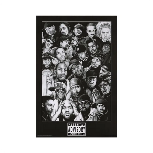 🎤 Rap Gods 24x36 – Legendary Lineup, Immortalized