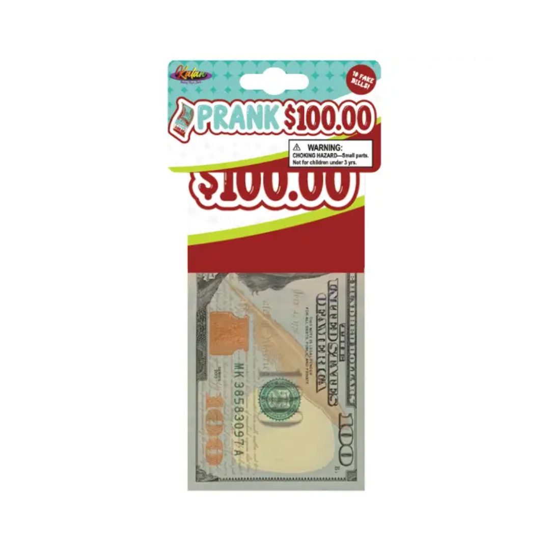 💵 Fake $100 Bill Prank – 10-Pack
