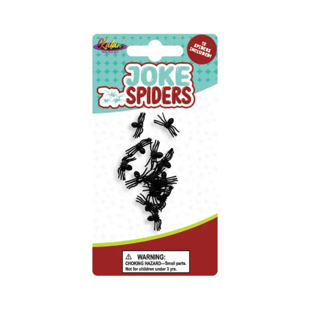🕷️ Fake Spider Prank Pack – 12 Creepy Crawlers
