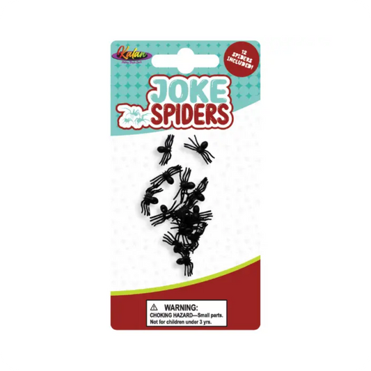 🕷️ Fake Spider Prank Pack – 12 Creepy Crawlers