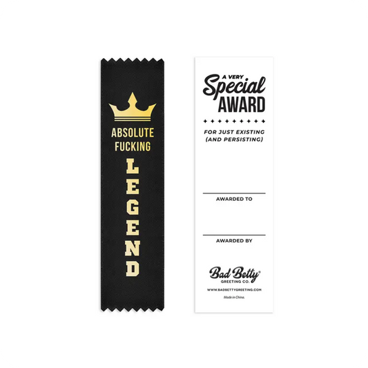 🏆 Absolute F*cking Legend – Award Ribbon Gift