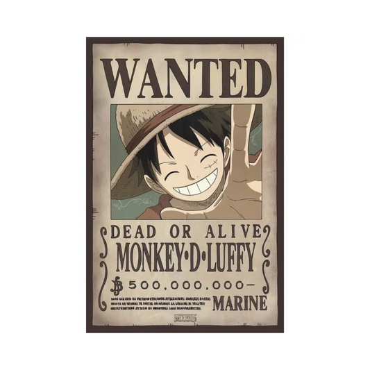 🏴☠️ WANTED: Monkey D. Luffy – Dead or Alive!